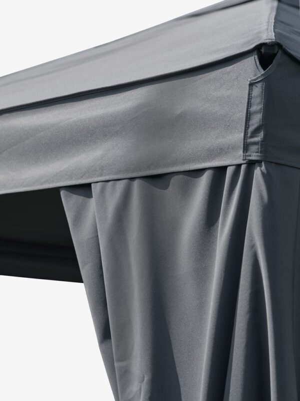 Gazebo NORDMARKA W3xL3xH2.78m grey - Image 7