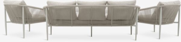Lounge set KIRKENES 5 pers. beige - Image 7