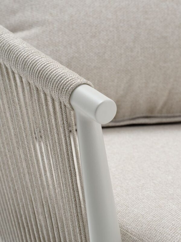 Lounge set KIRKENES 5 pers. beige - Image 8