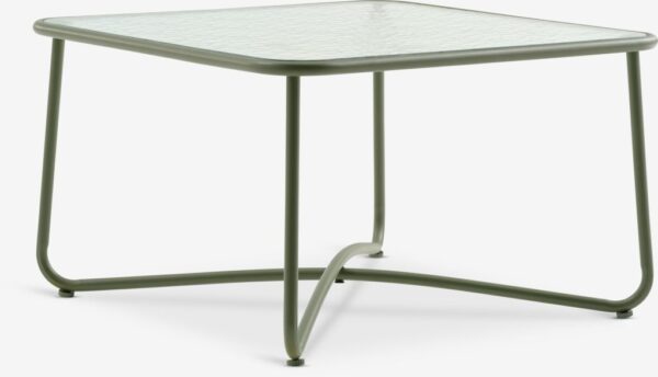Side table ORTEN W60xL60xH35 olive green - Image 2