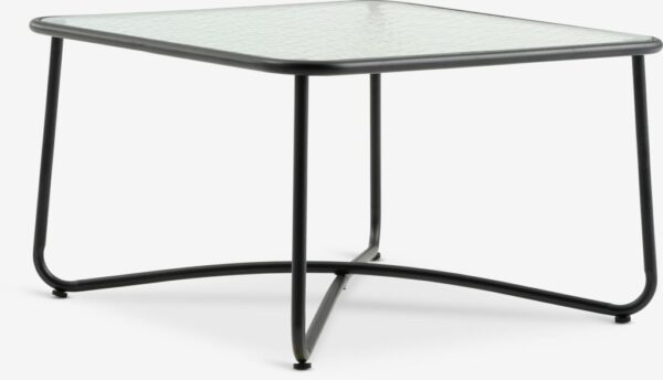 Side table ORTEN W60xL60xH35 black - Image 2