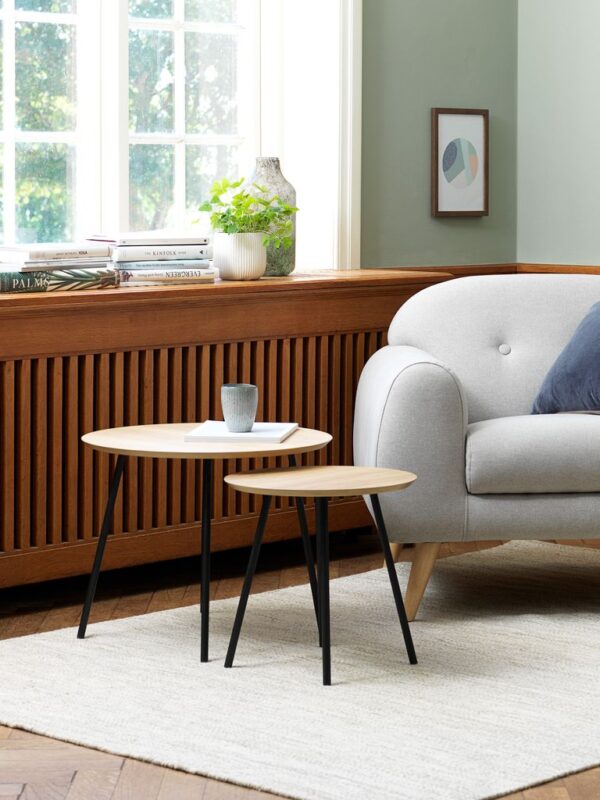 End table NYBO D.40 oak colour/black - Image 3