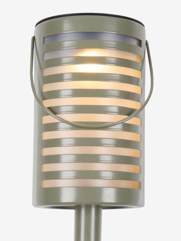 Solar lamp HAVSULE D.8xH39cm olive Green - Image 5