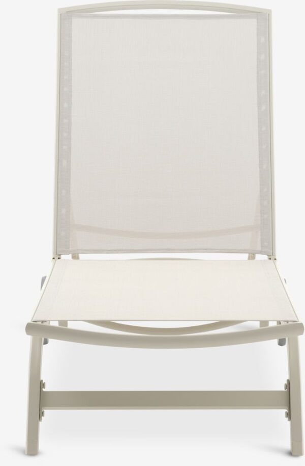 Sun lounger HANSTHOLM W76xL200 beige - Image 7