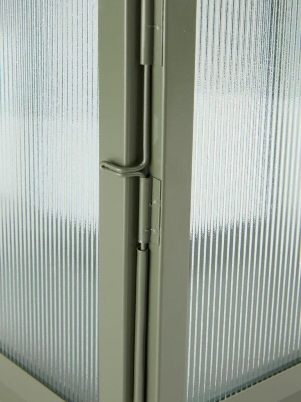 Lantern BRUMBASSE W15xL16xH28cm olive green - Image 4