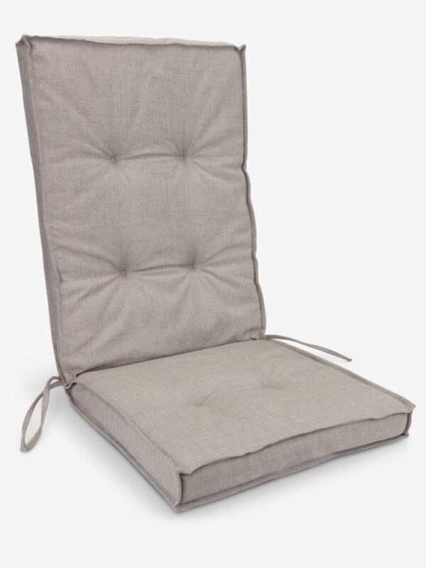 Garden cushion recliner chair REBSENGE light grey - Image 2