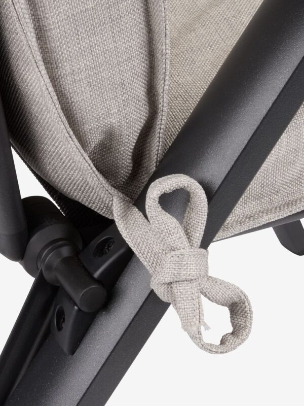 Garden cushion recliner chair REBSENGE light grey - Image 4
