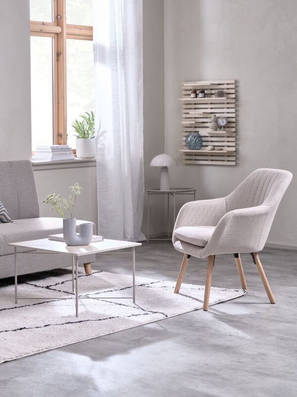 Coffee table KILDEDAL 60x60 marble colour - Image 3