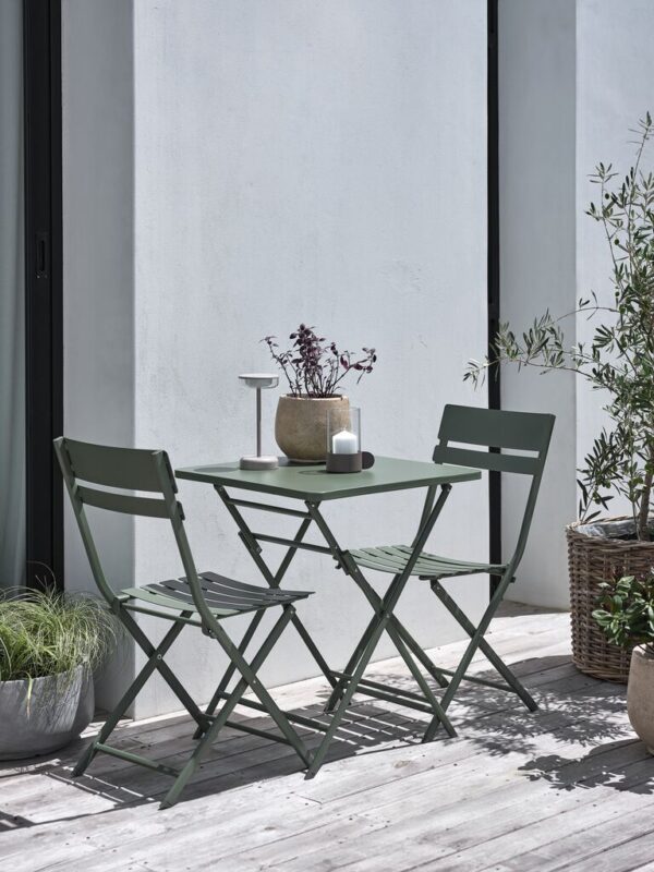Bistro set ABORG W60xL60 green - Image 3