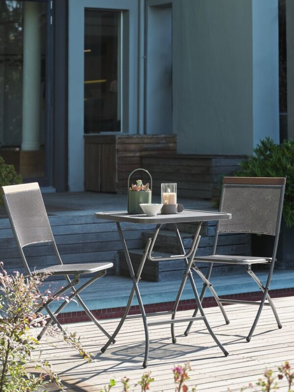 Bistro set LARVIK W60xL60 grey - Image 3