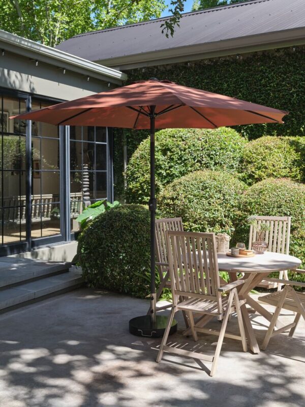 Market parasol HALK D.300 terracotta - Image 3