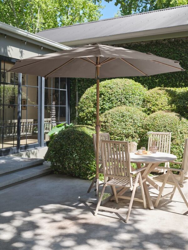 Market parasol KARRYD D.320 brown - Image 3