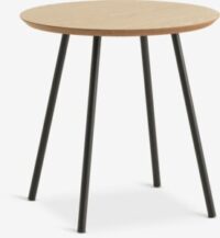 End table NYBO D.40 oak colour/black