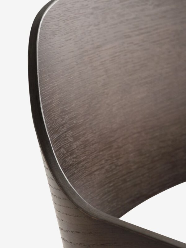 Dining chair HVIDOVRE dark oak/black fabric - Image 12