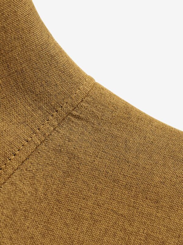 Dining Chair JONSTRUP curry fabric/dark oak color - Image 6