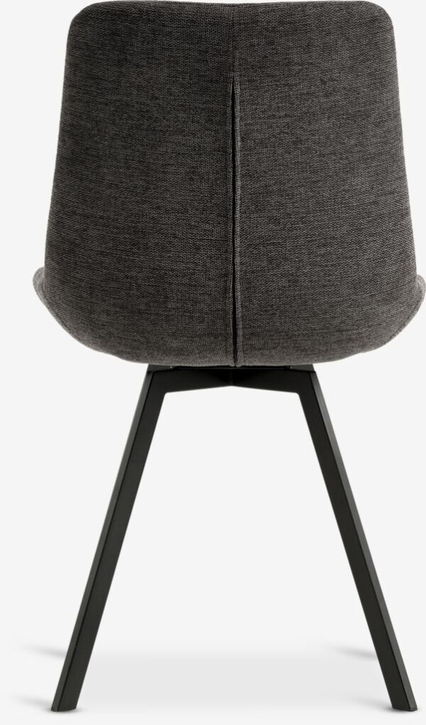 Dining chair HYGUM swivel grey/black - Image 11