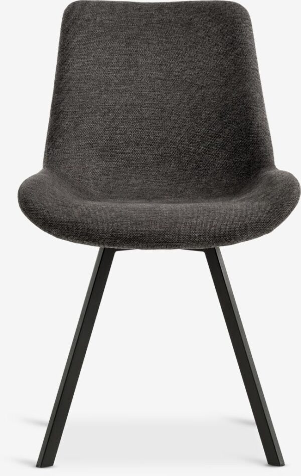 Dining chair HYGUM swivel grey/black - Image 7