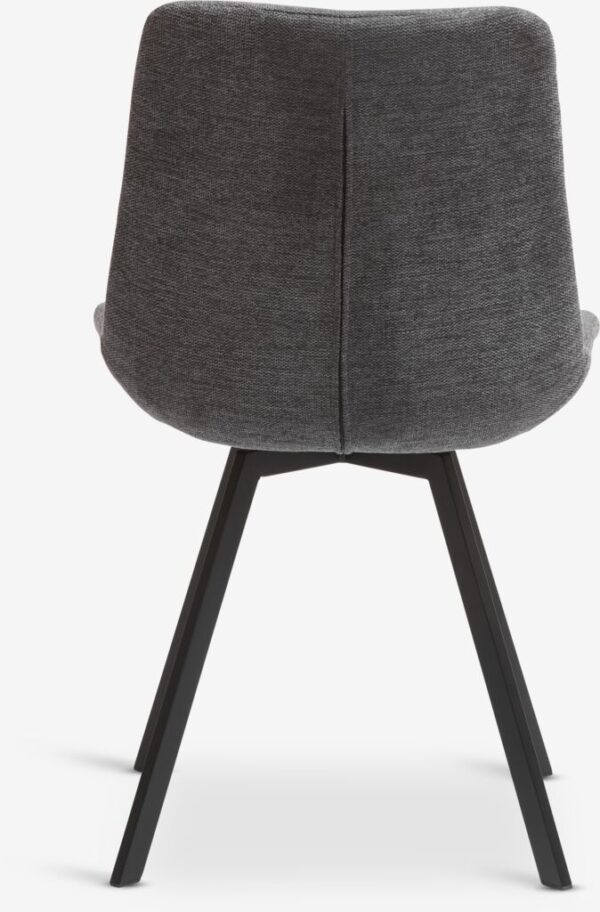 Dining chair HYGUM swivel grey/black - Image 13