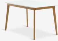 Dining table JEGIND 80x130 white/natural