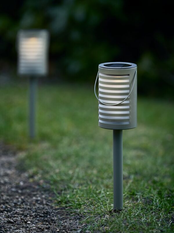 Solar lamp HAVSULE D.8xH39cm olive Green - Image 3