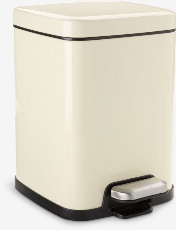 Pedal bin HALLEN 5L with softclose cream - Image 2