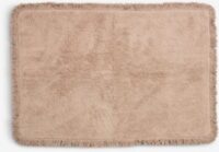 Bath mat KARLSVIK 60x90 dark sand