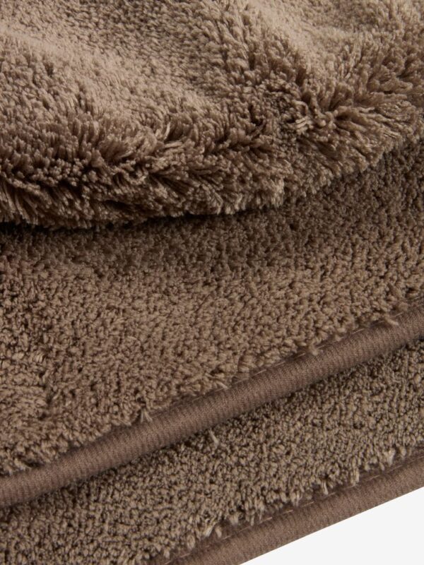 Bath mat set TIMSFORS 3 piece set dark sand - Image 4
