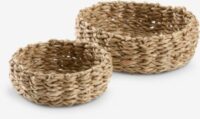 Trinket dish KANGOS D.9/12cm seagrass 2pcs