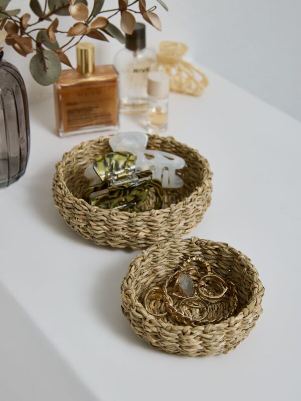 Trinket dish KANGOS D.9/12cm seagrass 2pcs - Image 3