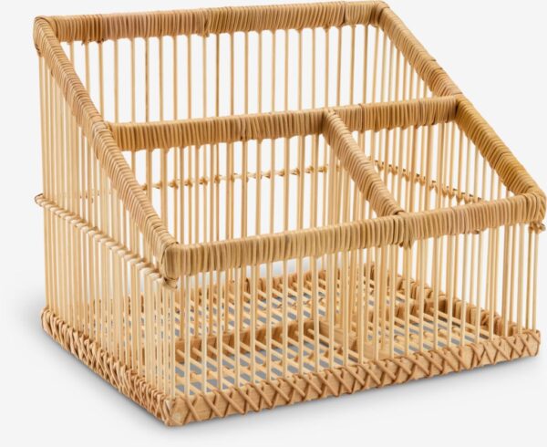 Makeup organiser HORNDAL 25x20cm bamboo - Image 2