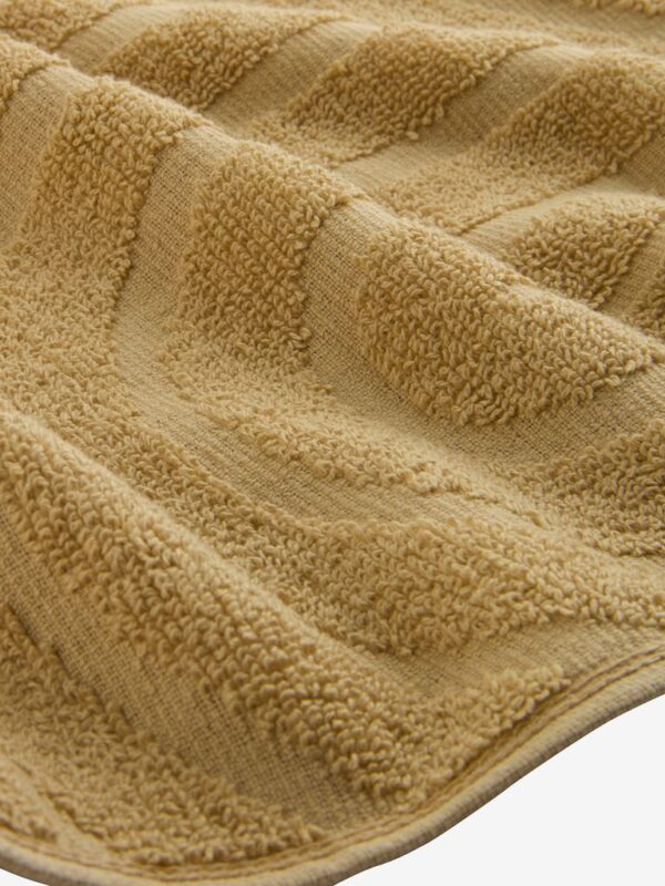 Bath towel IDALA 65x130 yellow - Image 6