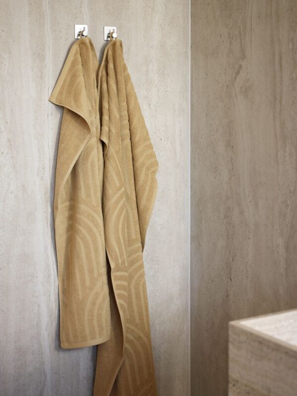 Bath towel IDALA 65x130 yellow - Image 3