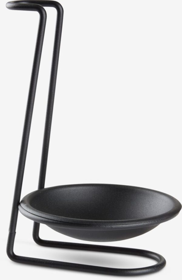 Dish brush holder ARNT D.11xH18cm black stainless steel - Image 2