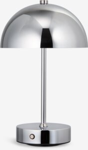 Battery lamp KENT D.16xH25cm chrome