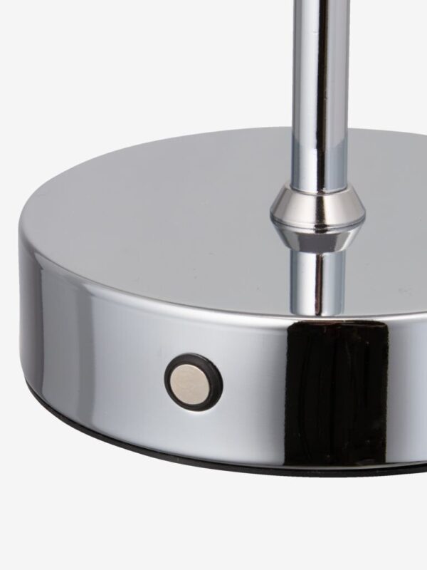Battery lamp KENT D.16xH25cm chrome - Image 6