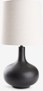Table lamp JOACHIM D.27xH54cm beige/black