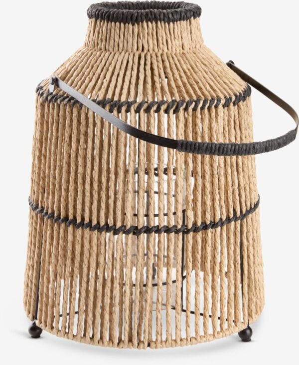 Lantern MAALTHE D.27xH35cm natural/black - Image 2