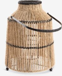 Lantern MAALTHE D.27xH35cm natural/black