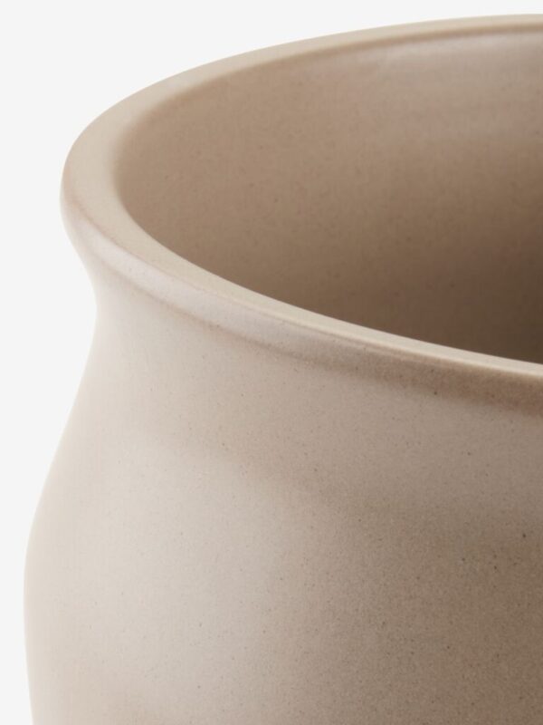 Plant pot HARALDUR D.20xH17cm warm grey - Image 3