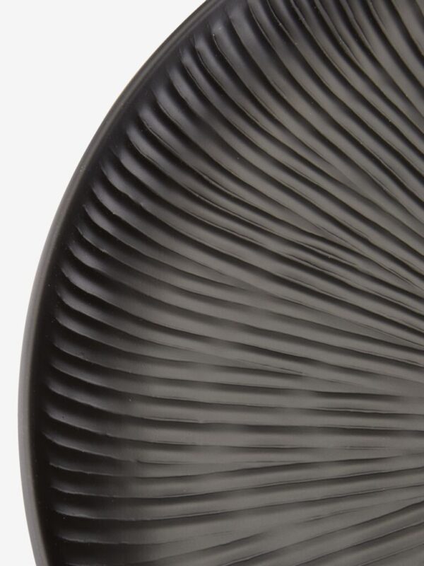 Decorative tray INGMUND D.39xH2cm black - Image 4