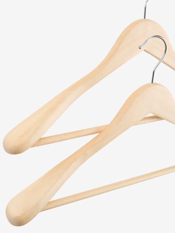 Hangers SIGFRID L45cm wood f/coat 2pcs/pk - Image 3