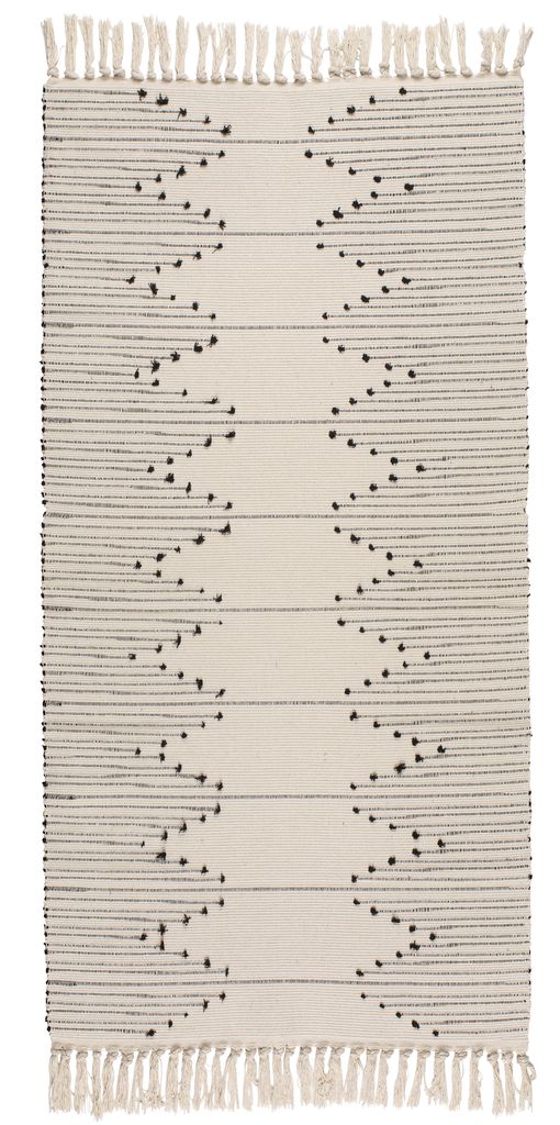 Rug VILLIN 70x140 off-white/black - JYSK