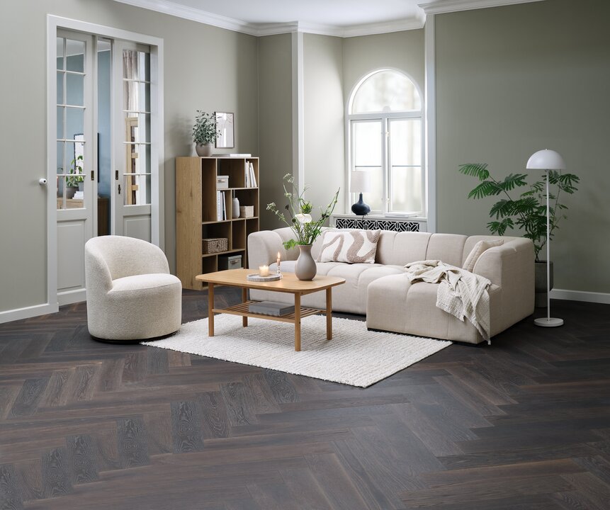 sofa allese, lounge chair andrup, coffee table lyngvig, cozy living room jysk